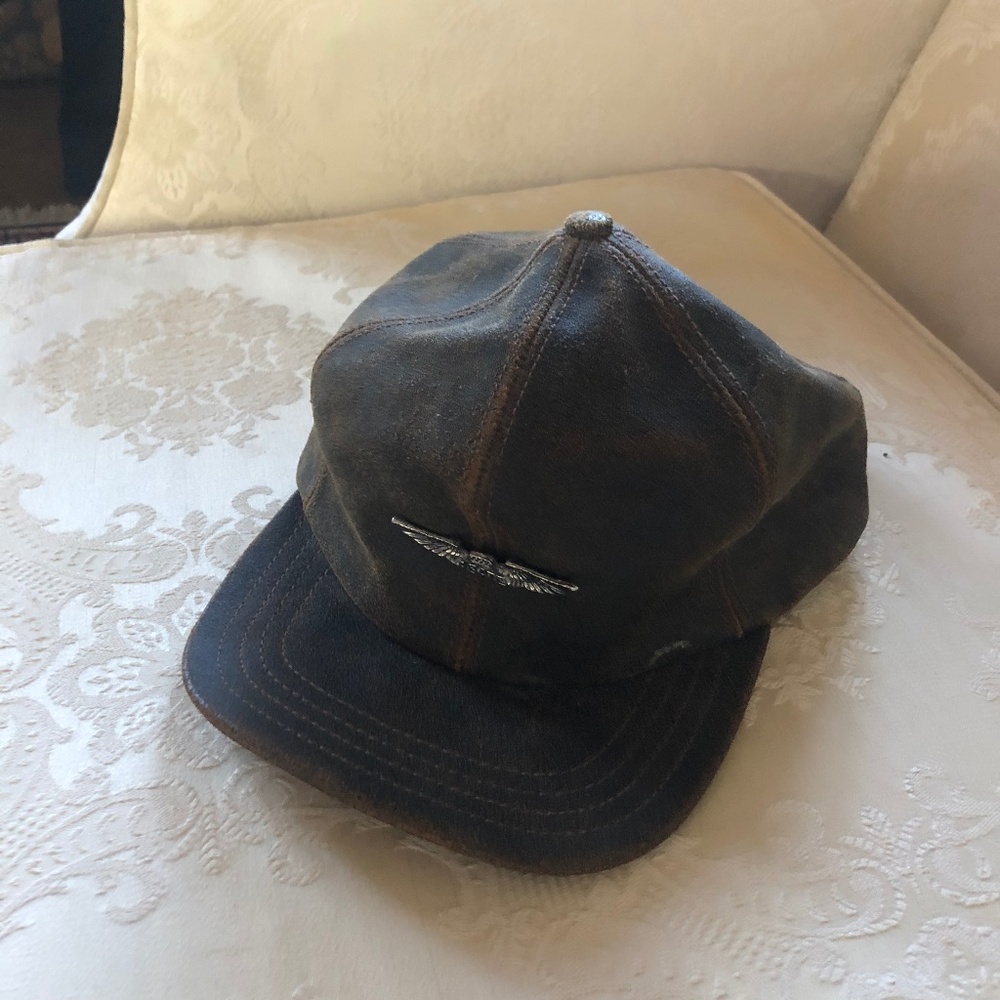 Leather hat